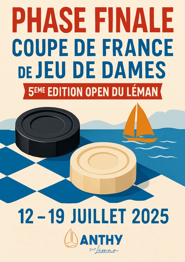 PHASE FINALE COUPE DE FRANCE JEU DE DAMES